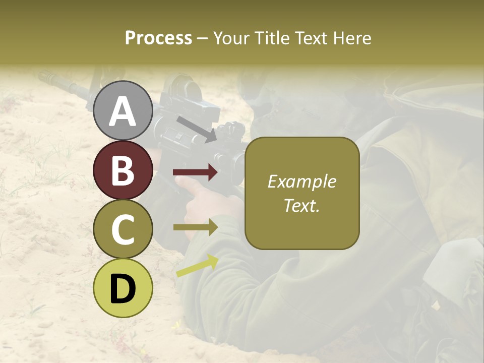 Duty Palestinians Conflict PowerPoint Template