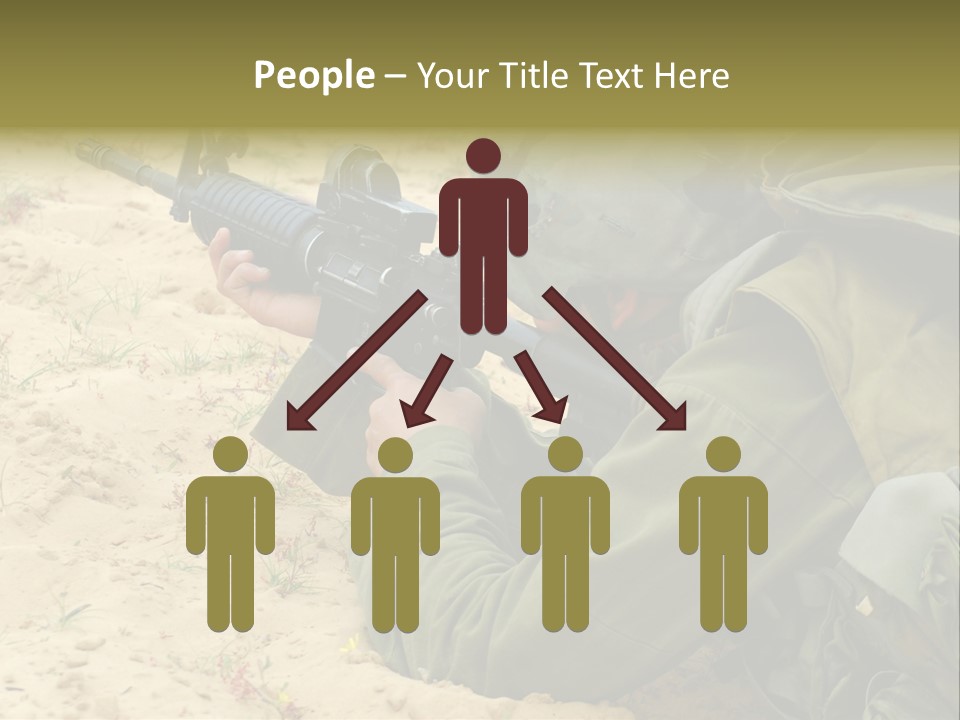 Duty Palestinians Conflict PowerPoint Template