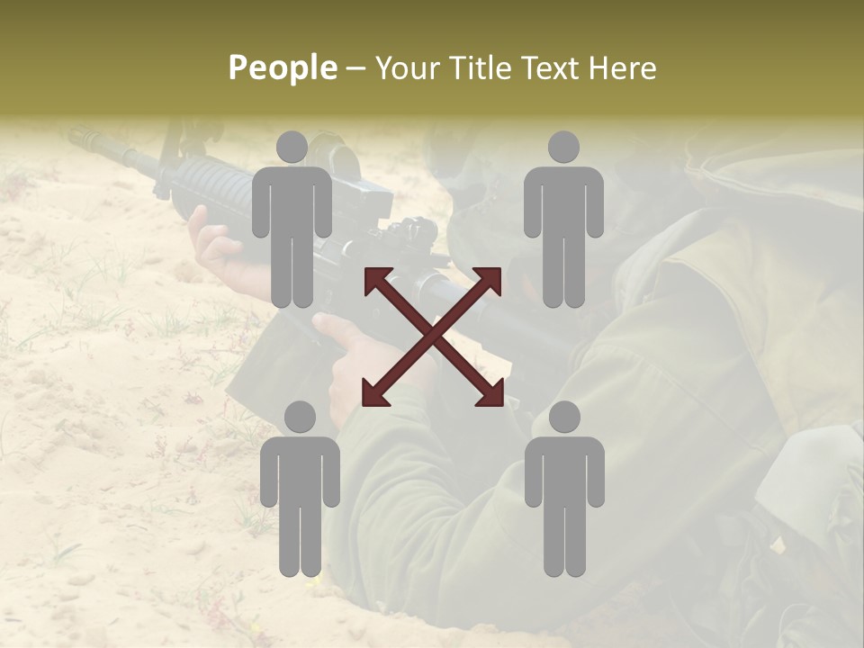 Duty Palestinians Conflict PowerPoint Template