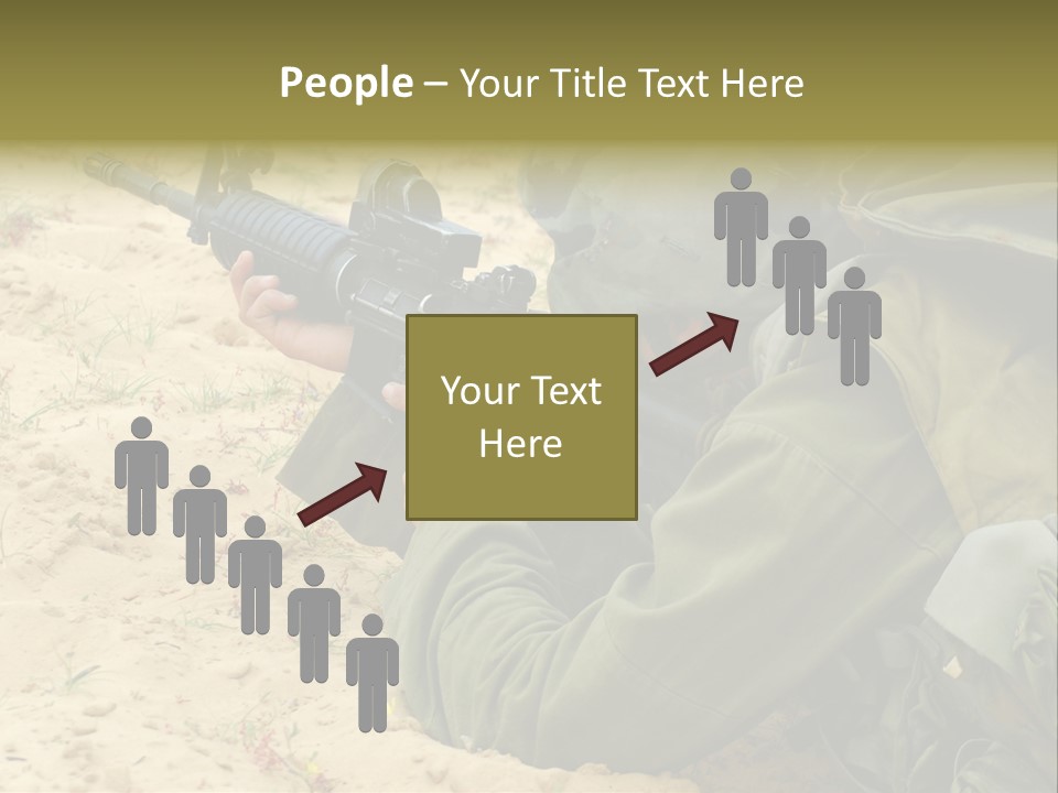 Duty Palestinians Conflict PowerPoint Template