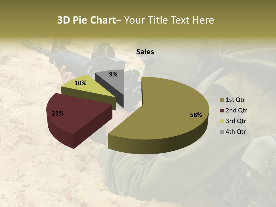 Duty Palestinians Conflict PowerPoint Template
