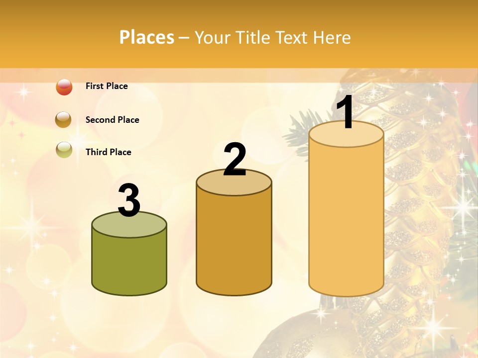 Box Gold Holiday PowerPoint Template