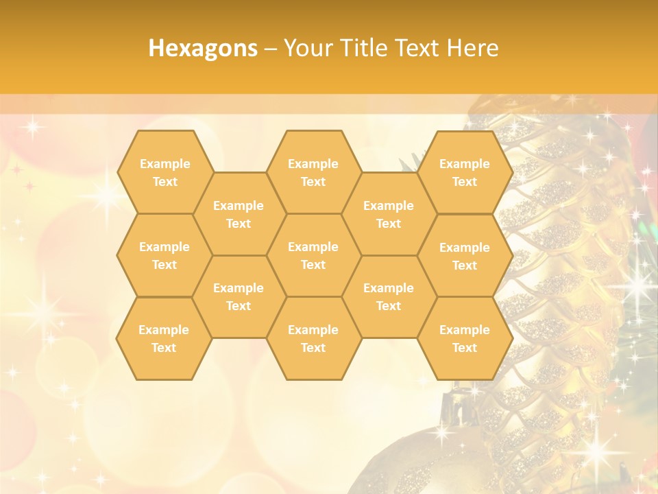 Box Gold Holiday PowerPoint Template