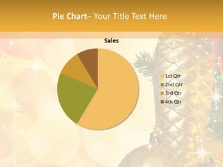 Box Gold Holiday PowerPoint Template