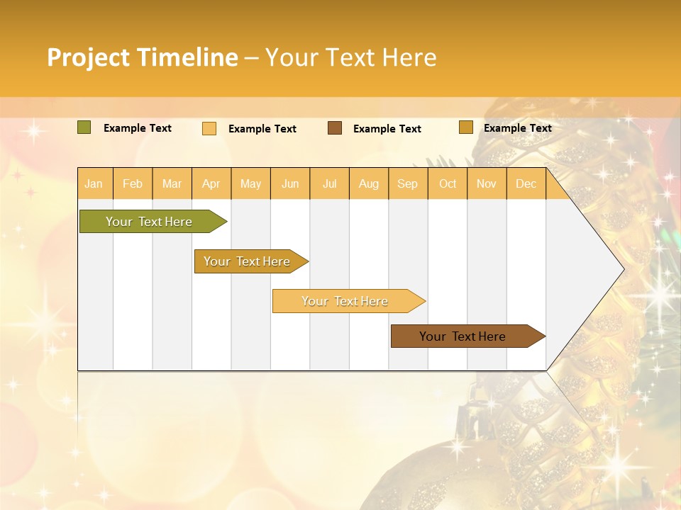 Box Gold Holiday PowerPoint Template