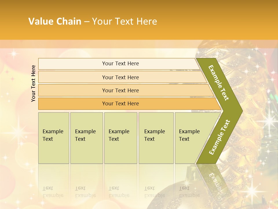 Box Gold Holiday PowerPoint Template