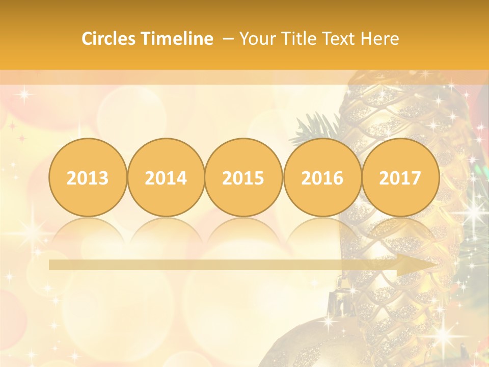 Box Gold Holiday PowerPoint Template