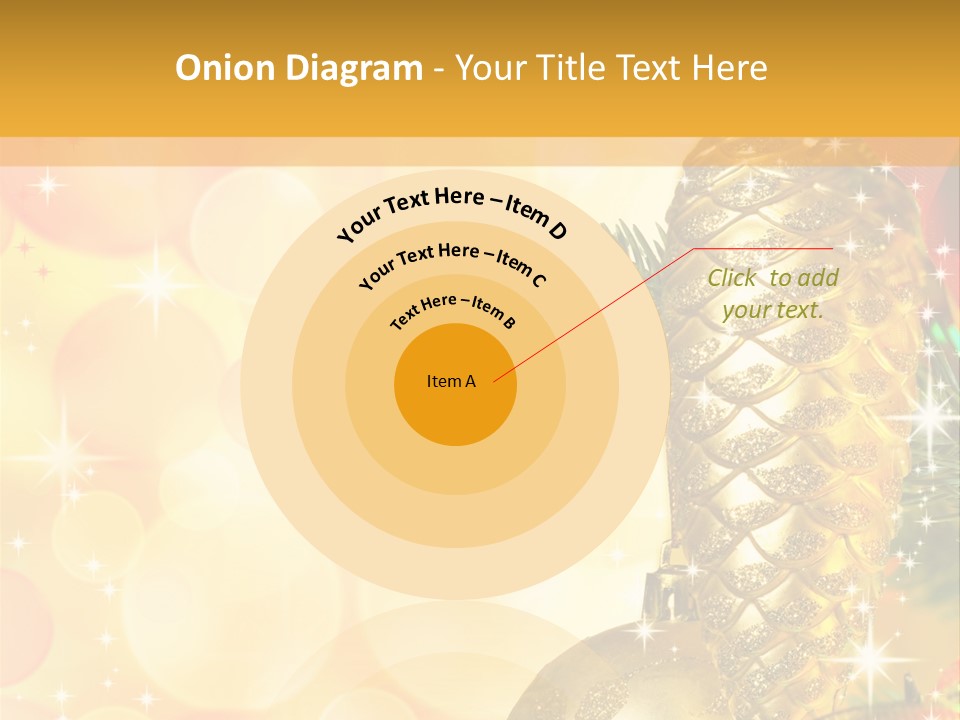 Box Gold Holiday PowerPoint Template