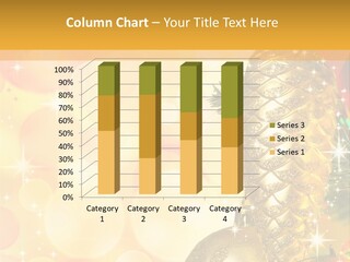 Box Gold Holiday PowerPoint Template