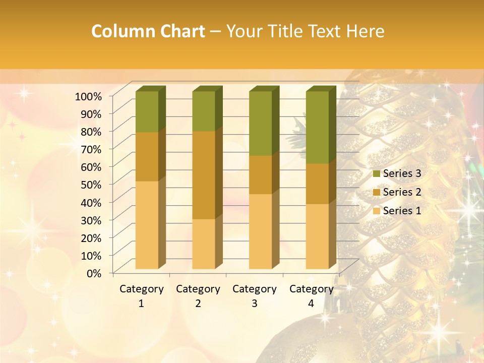Box Gold Holiday PowerPoint Template