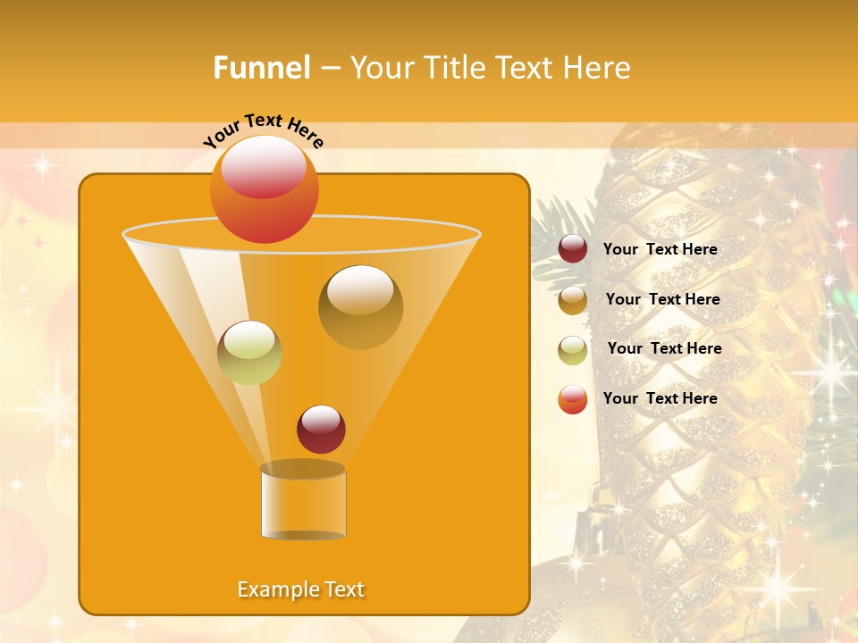 Box Gold Holiday PowerPoint Template