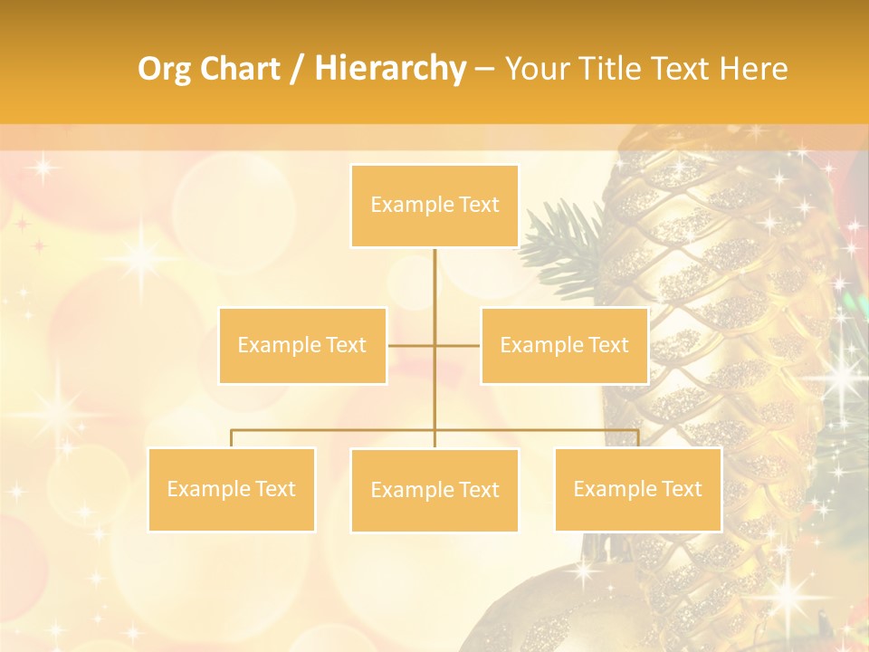 Box Gold Holiday PowerPoint Template