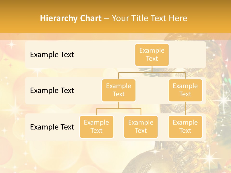 Box Gold Holiday PowerPoint Template
