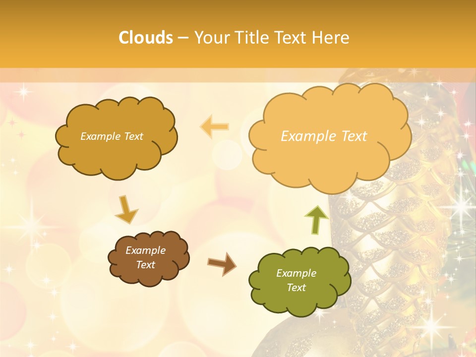 Box Gold Holiday PowerPoint Template