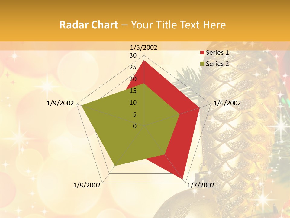 Box Gold Holiday PowerPoint Template