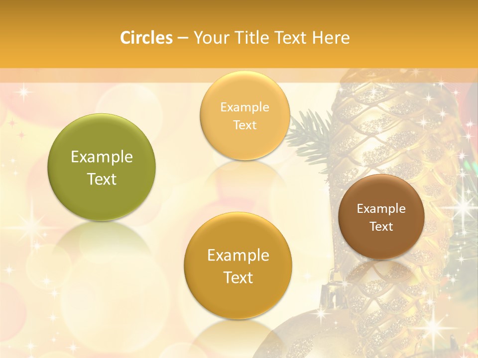 Box Gold Holiday PowerPoint Template
