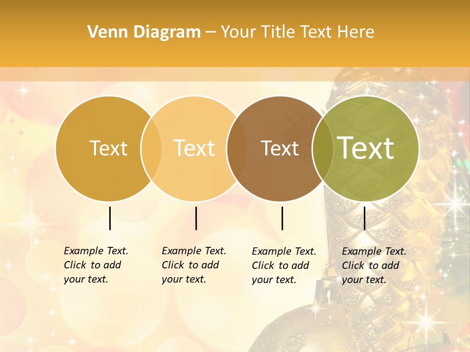 Box Gold Holiday PowerPoint Template