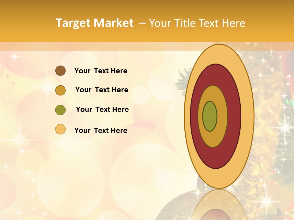 Box Gold Holiday PowerPoint Template