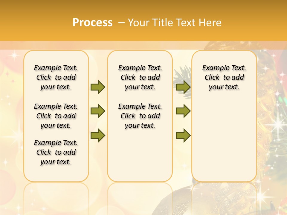 Box Gold Holiday PowerPoint Template