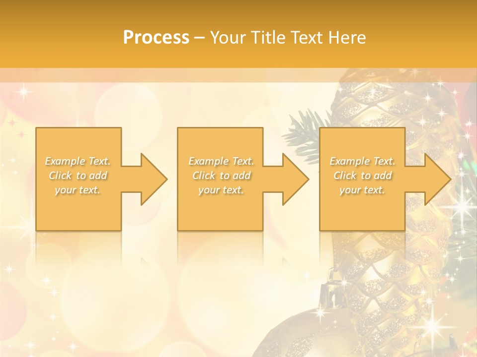 Box Gold Holiday PowerPoint Template