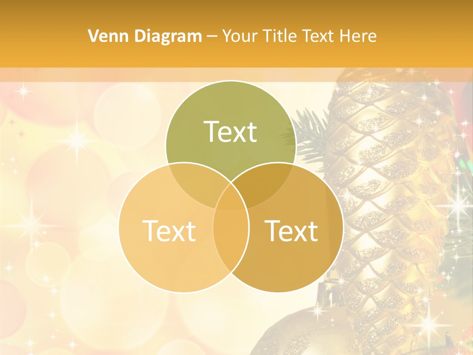 Box Gold Holiday PowerPoint Template