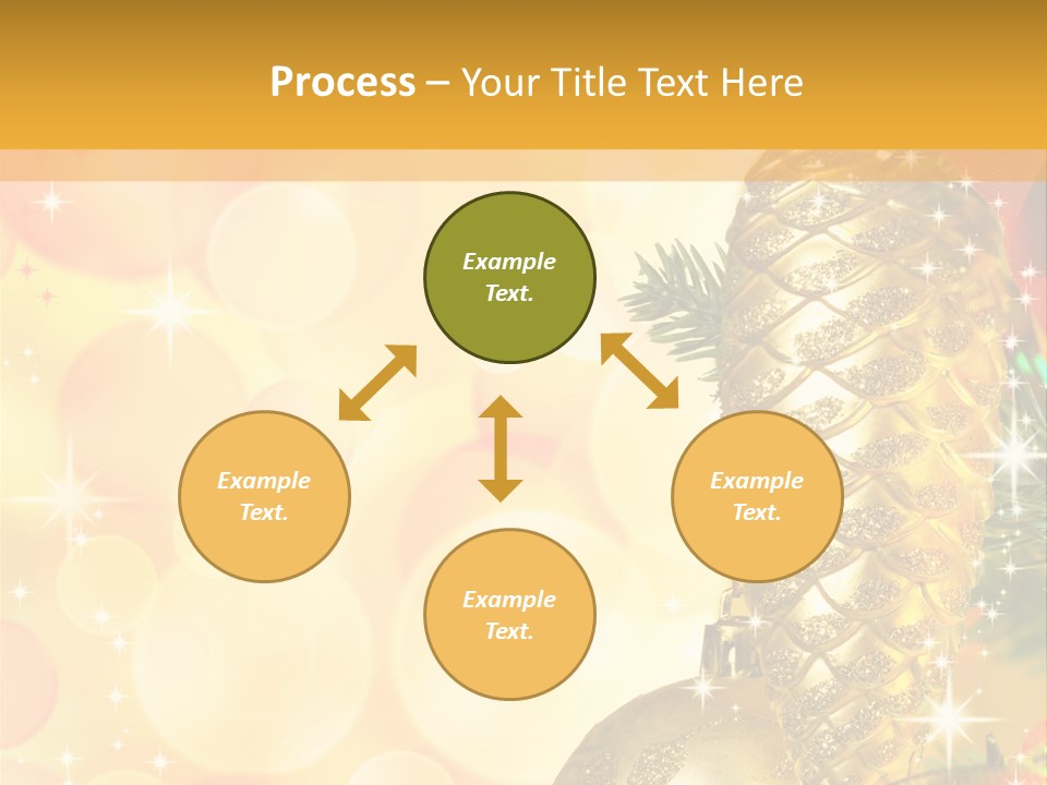 Box Gold Holiday PowerPoint Template