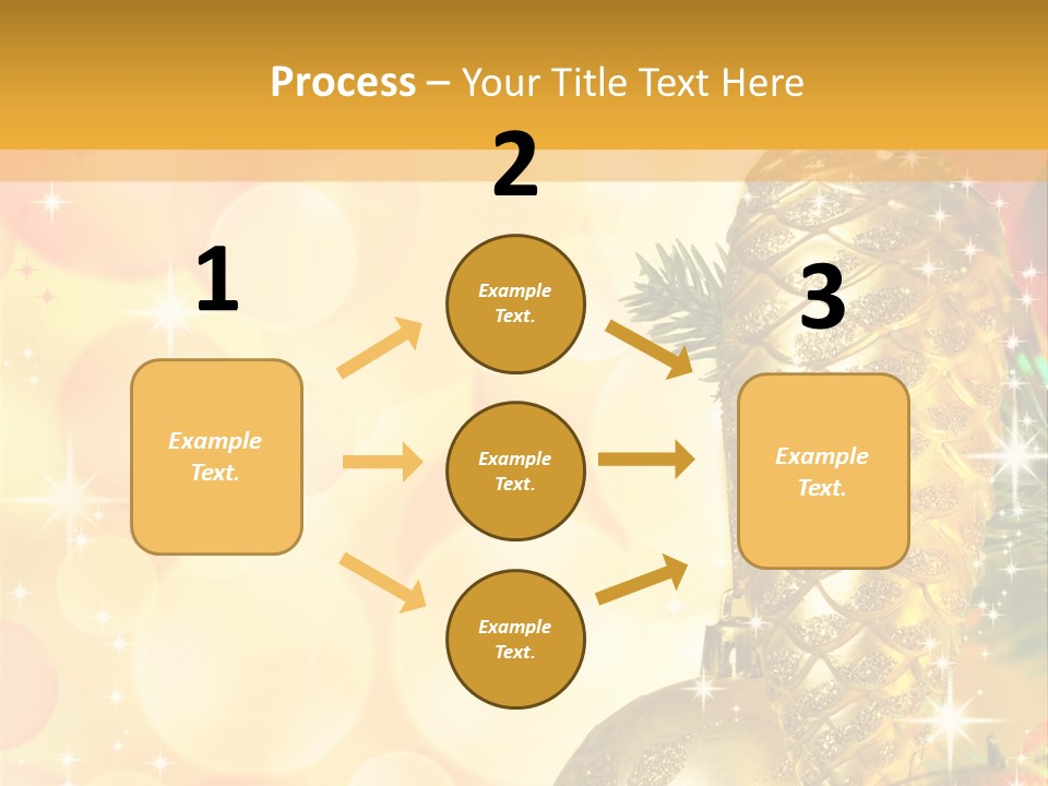 Box Gold Holiday PowerPoint Template