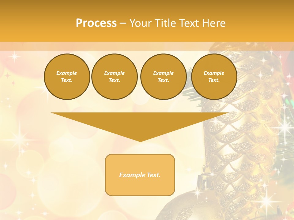 Box Gold Holiday PowerPoint Template