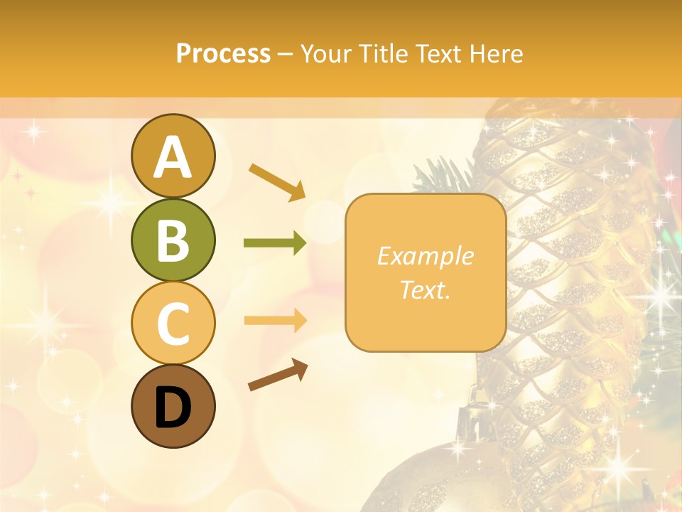 Box Gold Holiday PowerPoint Template