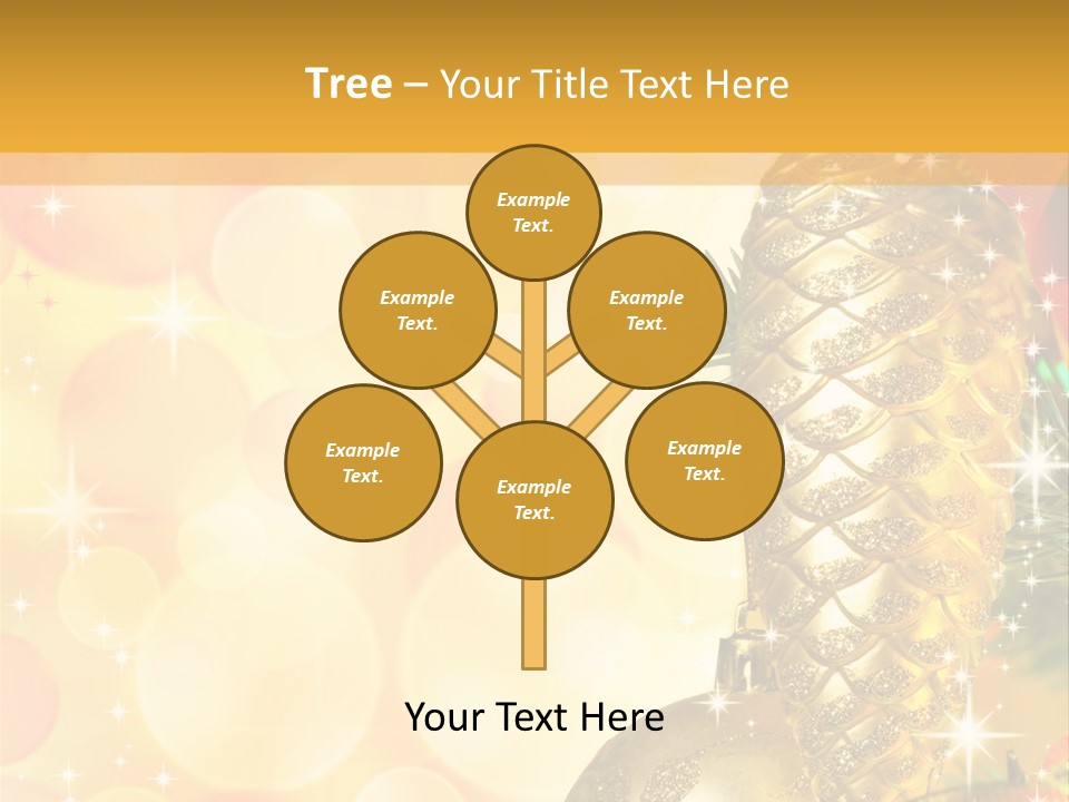 Box Gold Holiday PowerPoint Template