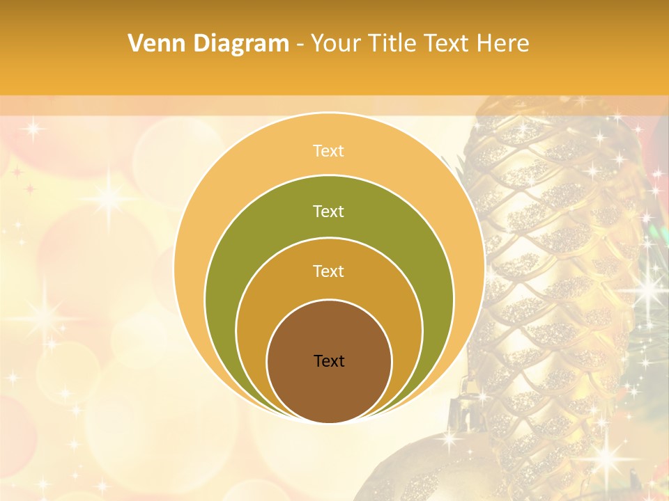 Box Gold Holiday PowerPoint Template