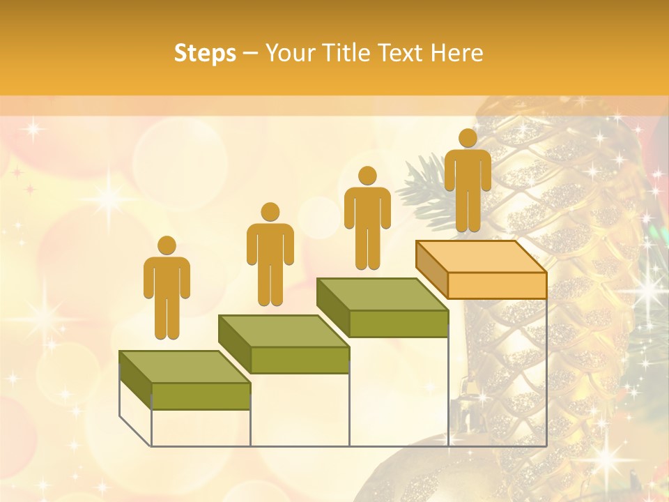 Box Gold Holiday PowerPoint Template