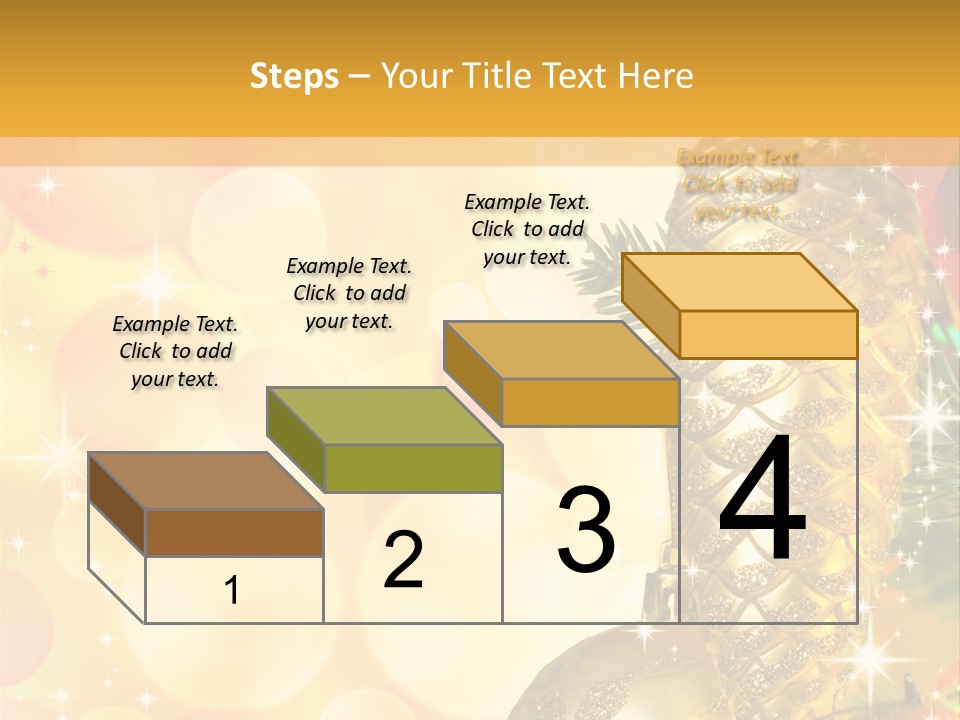 Box Gold Holiday PowerPoint Template
