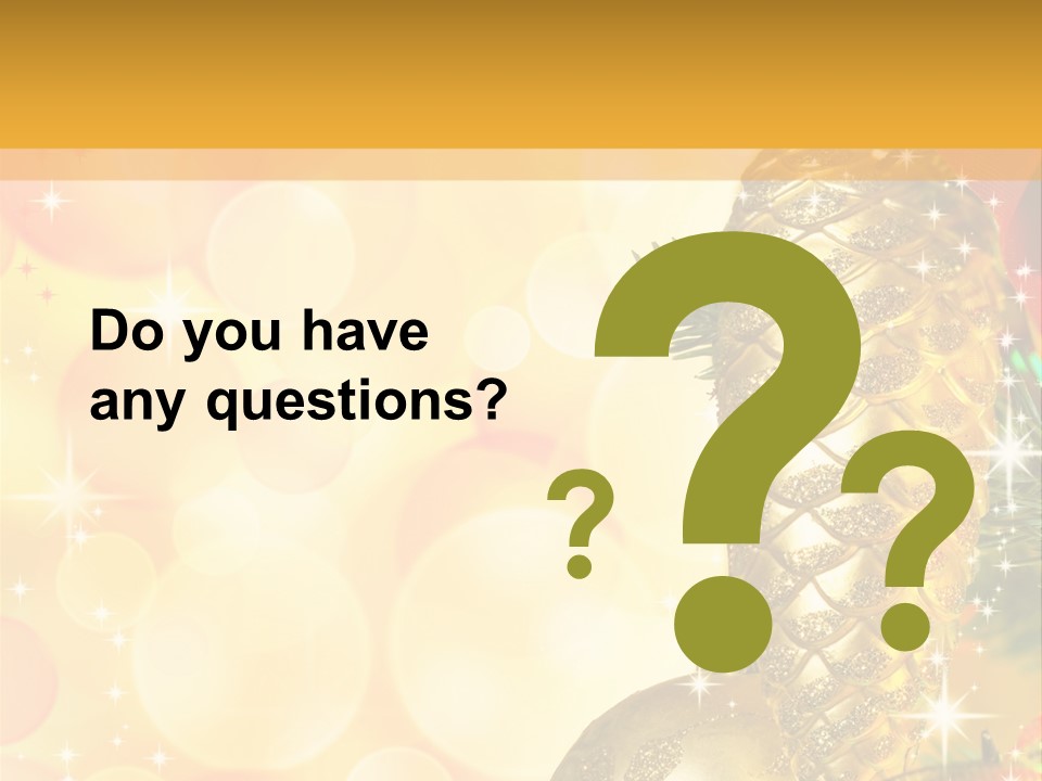 Box Gold Holiday PowerPoint Template