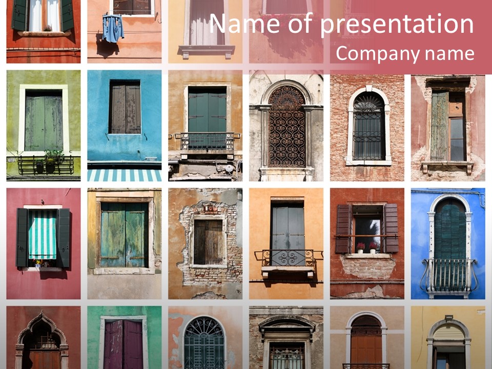 Italy Windows PowerPoint Template