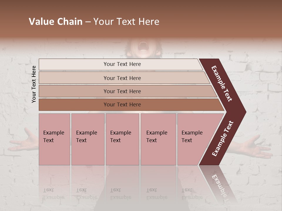 Man Roaring PowerPoint Template