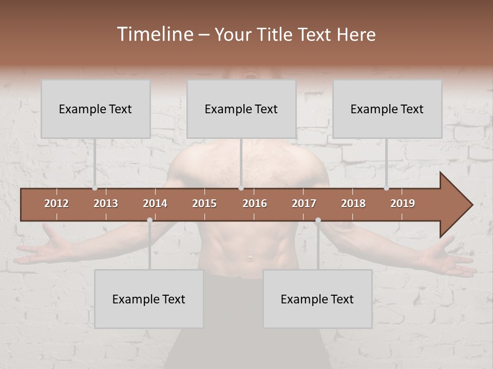 Man Roaring PowerPoint Template