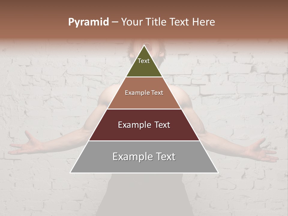 Man Roaring PowerPoint Template