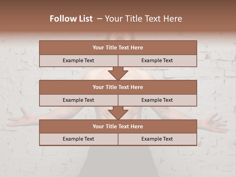 Man Roaring PowerPoint Template