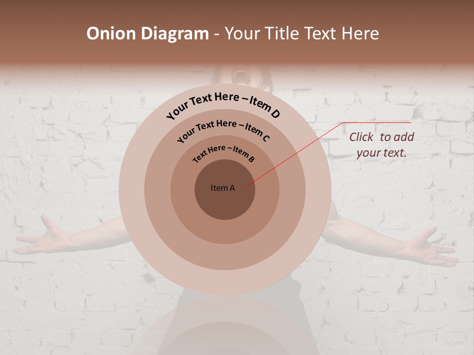 Man Roaring PowerPoint Template