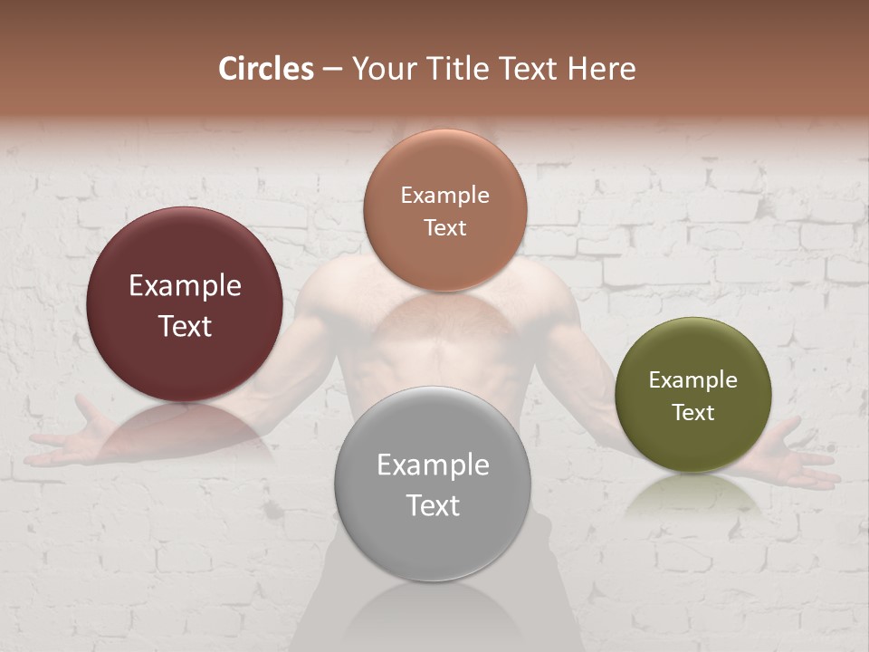 Man Roaring PowerPoint Template