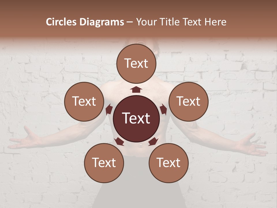 Man Roaring PowerPoint Template