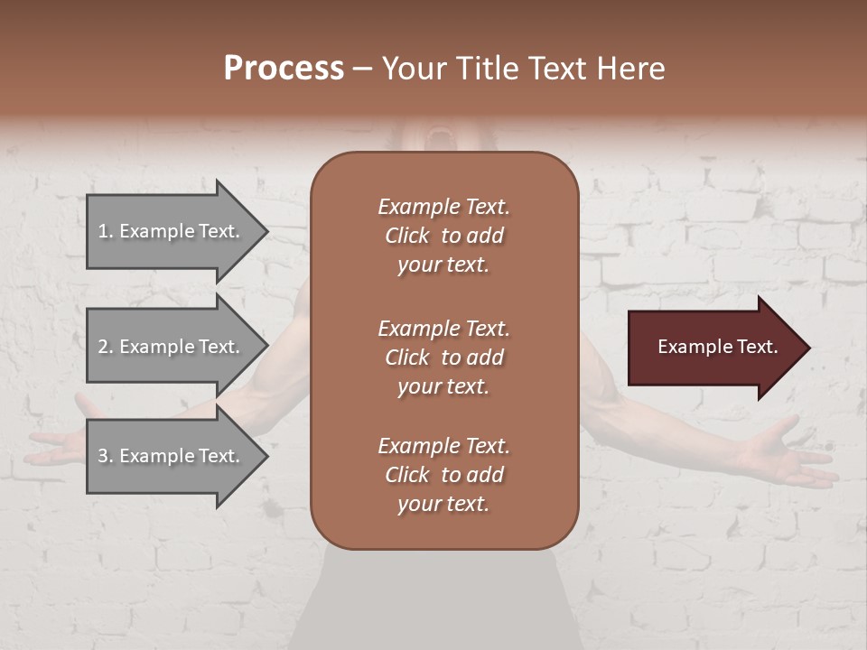 Man Roaring PowerPoint Template