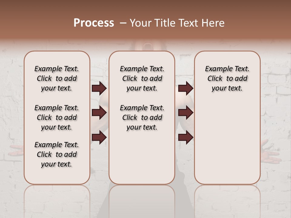 Man Roaring PowerPoint Template
