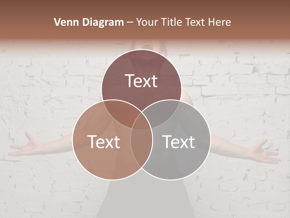 Man Roaring PowerPoint Template