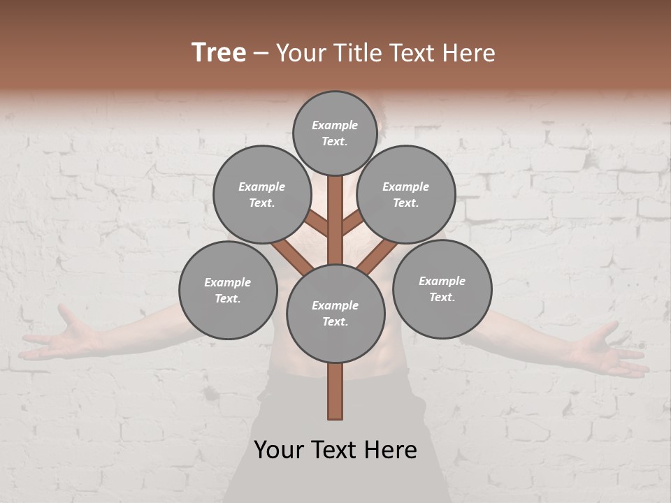 Man Roaring PowerPoint Template