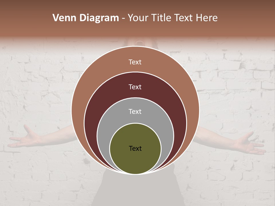 Man Roaring PowerPoint Template