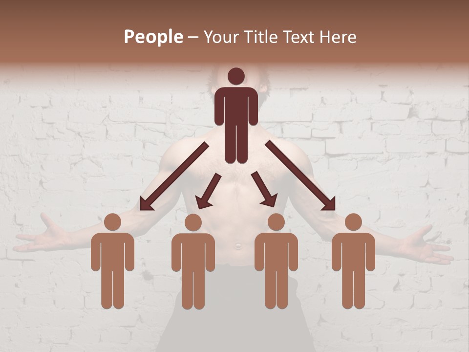 Man Roaring PowerPoint Template