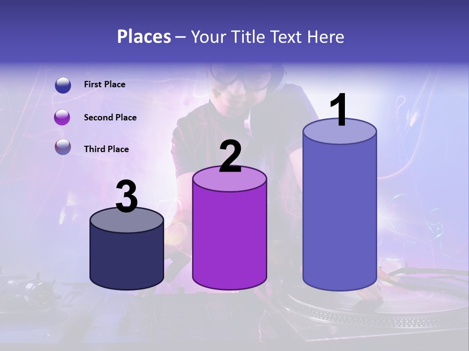 Dj Playing PowerPoint Template