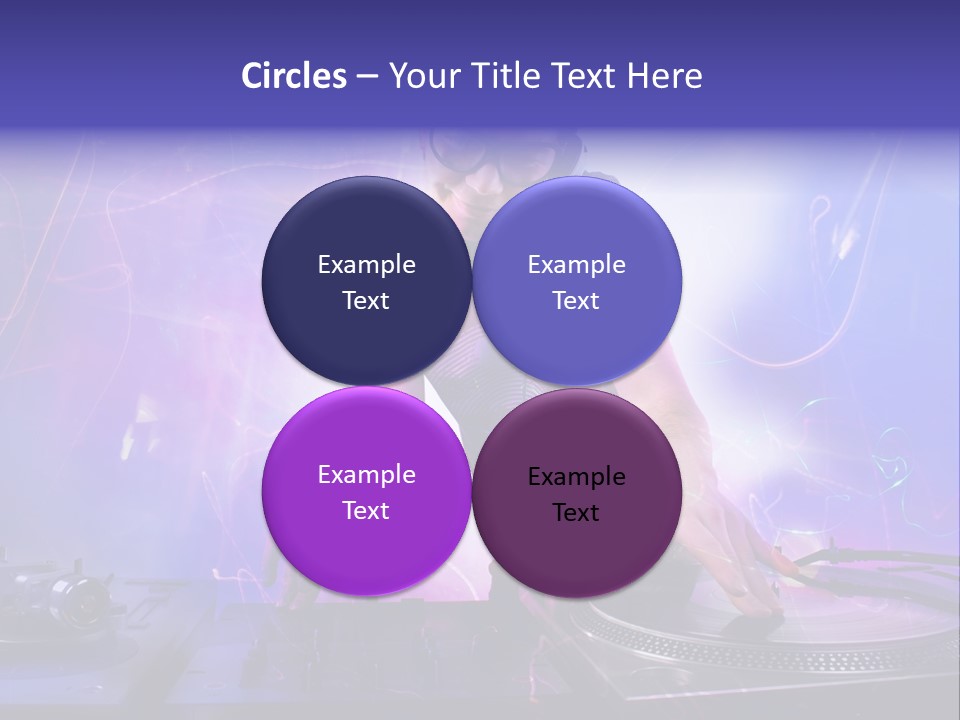 Dj Playing PowerPoint Template